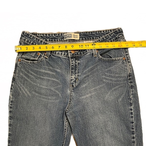 👖 Signature by Levi Strauss Mid Rise Bootcut Jeans | Blue | Size 14 Short - Picture 9 of 9